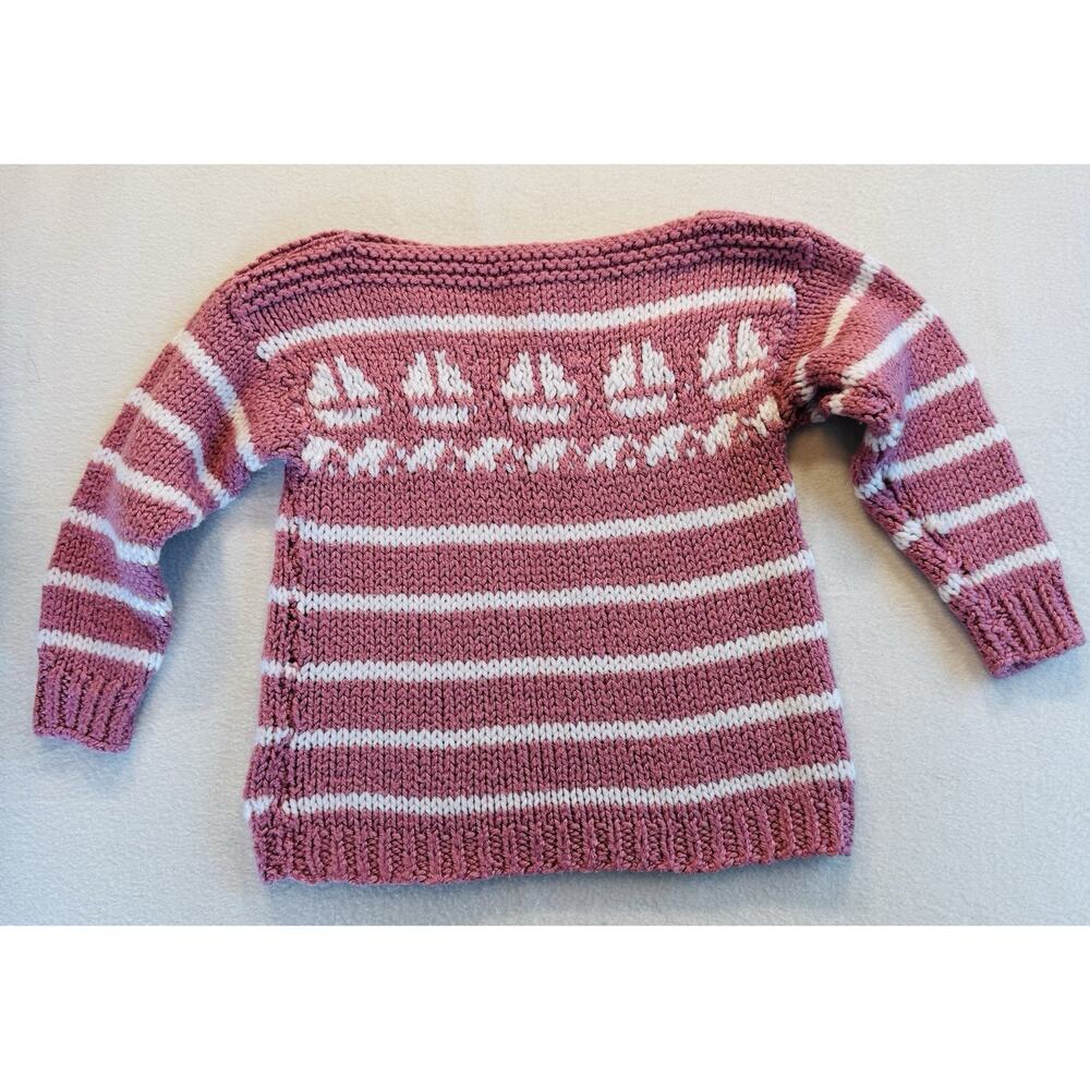 handmade Pink‎ knit sweater kids